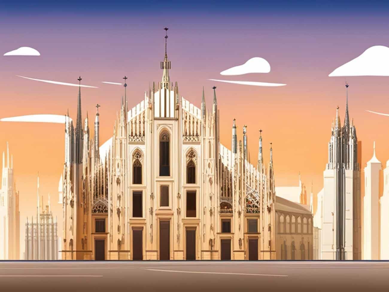 AI generated image by AN Hotels|Duomo di Milano