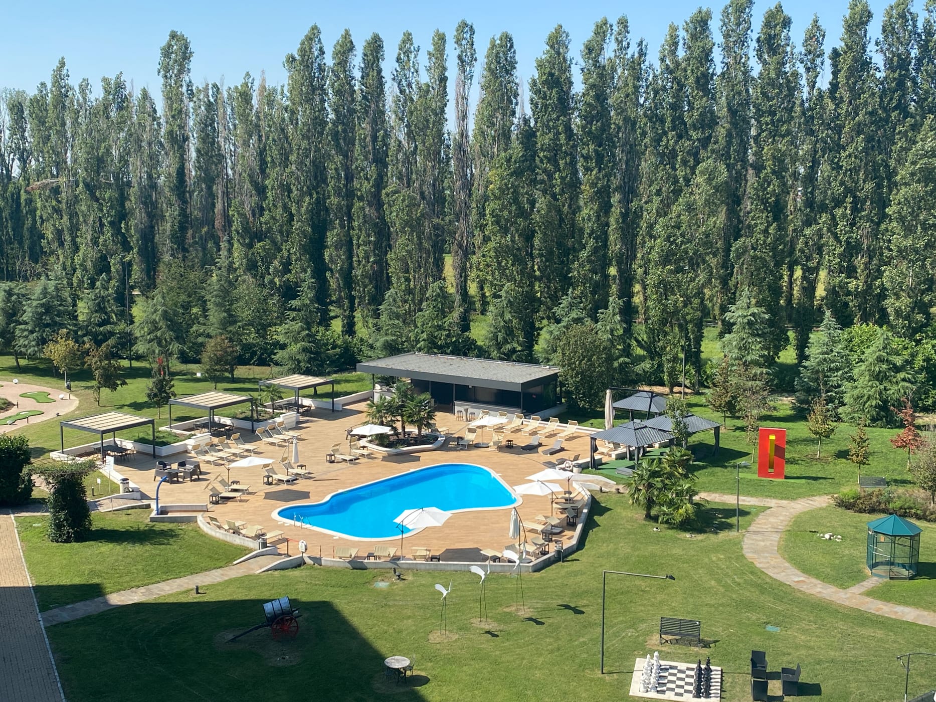 An settala esterniparcopiscina 4 an hotels - milano business hotels di design a milano - an hotels